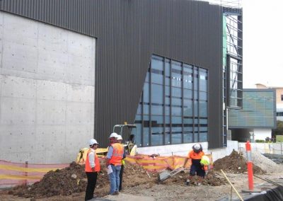 Construction workers and management at Nepean Hospital