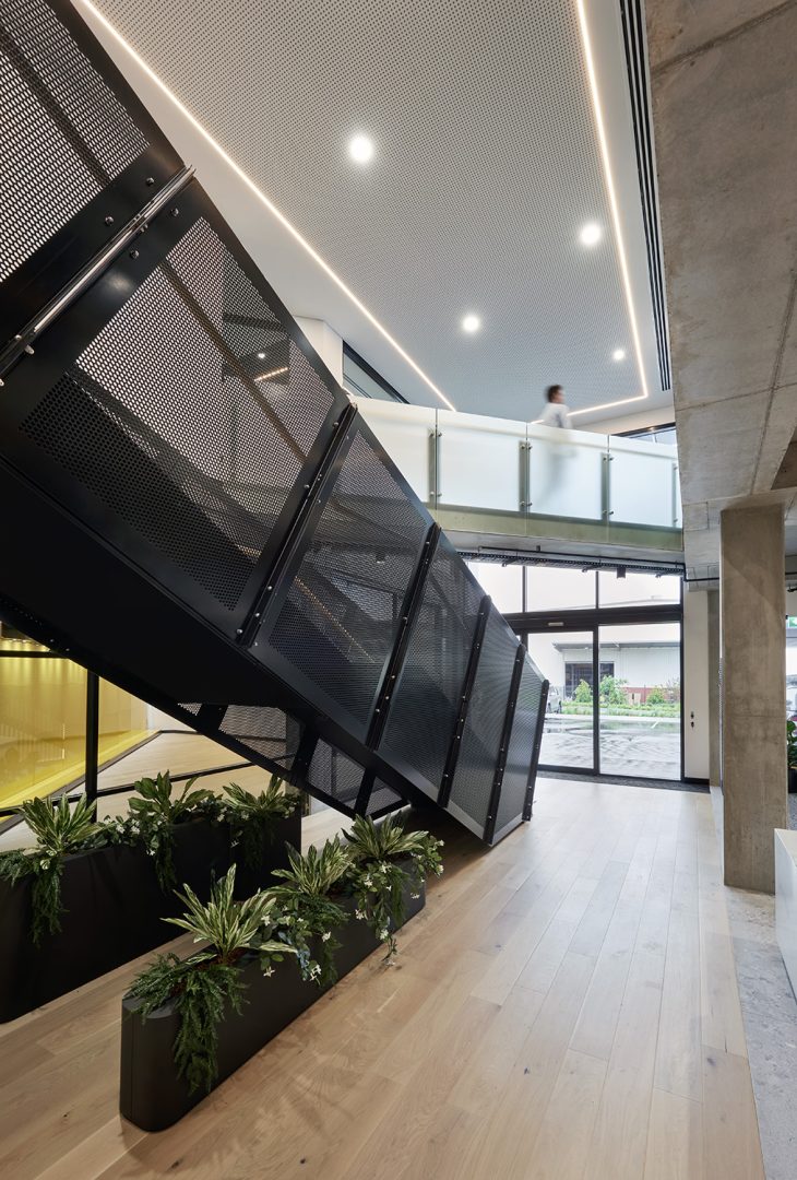 1178 – Axiom – Sheffield – 355 Premium industrial build showcasing steel stair case