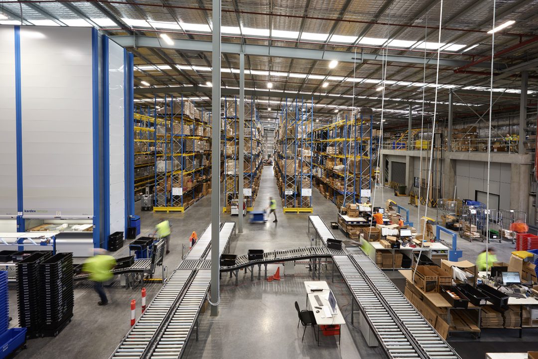 1178 – Axiom – Sheffield – 409 Large industrial warehouse with conveyor systems and storage racks