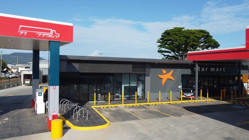 Commercial Builder Elevated Service Station Entrance View Commercial builder service station project with an elevated view showing durability and resilience.