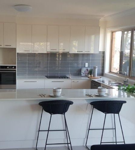 kitchen of refurbished retirement living home