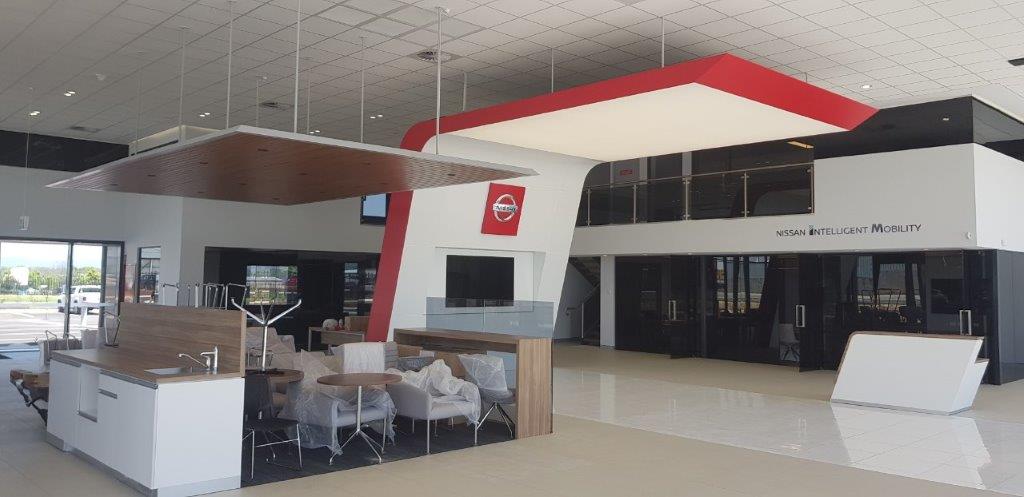 Nissan New Showroom Construction Design Central Coast Motor Group North Wyong new showroom design