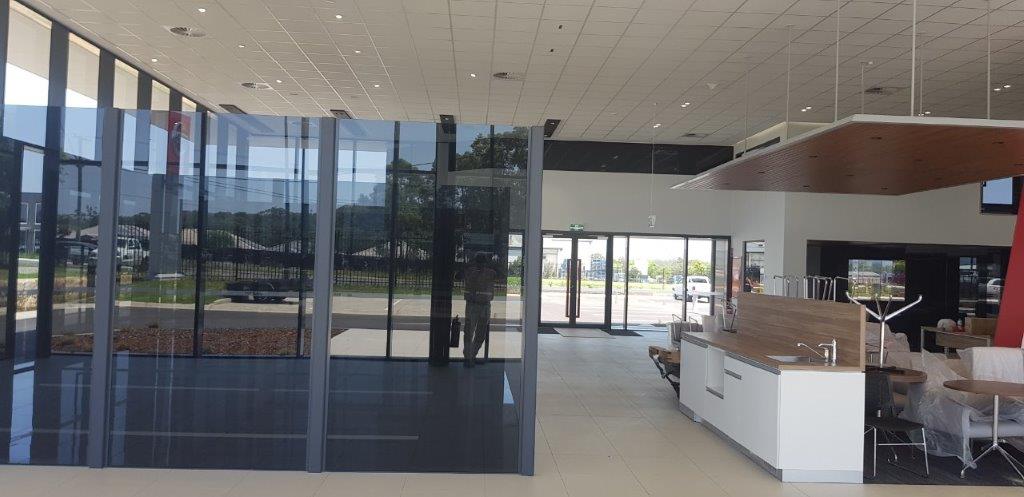 Nissan New Showroom Construction Central Coast Motor Group North Wyong showroom